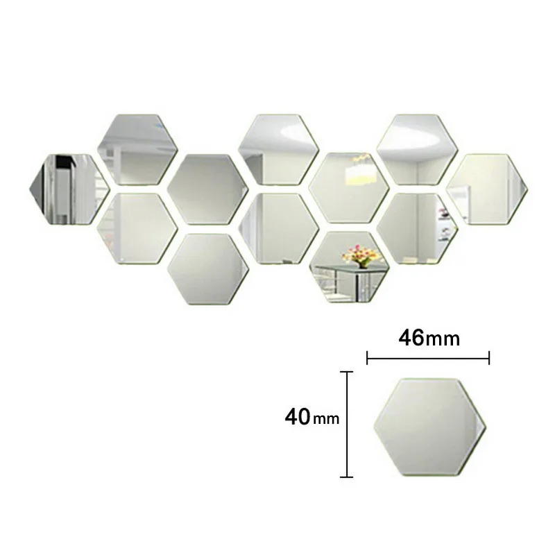 Silver 46mm x 40mm