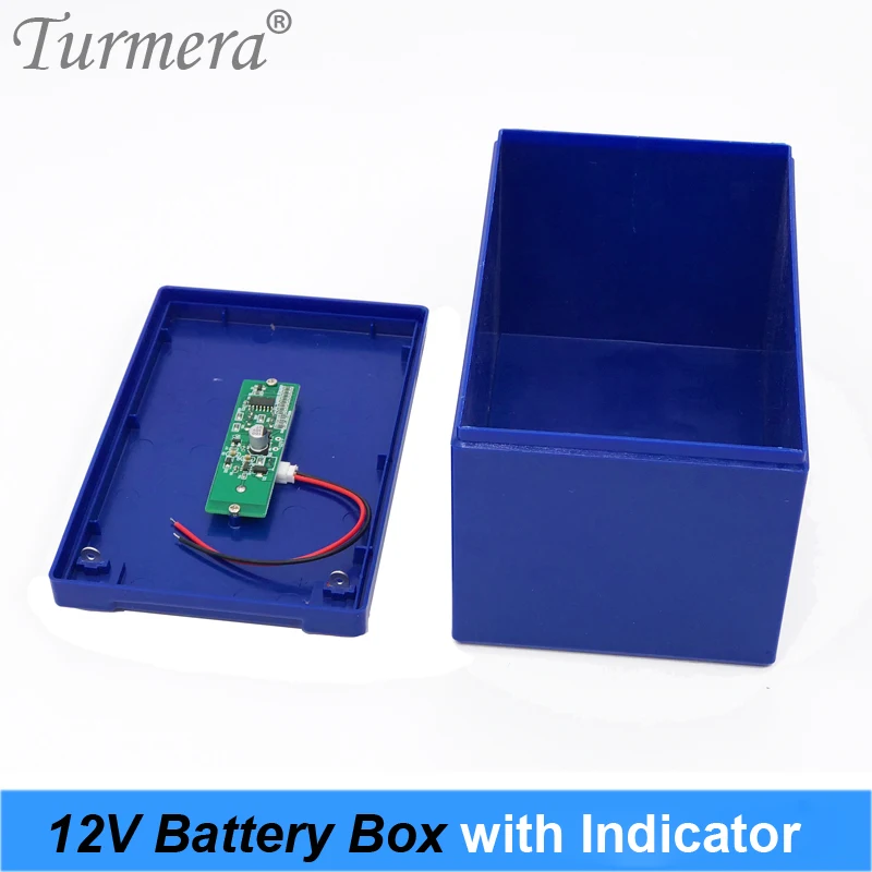 Turmera 12V 21Ah Battery Box Storage Case with Capacity Indicator Build 28Piece 18650 Battery for Uninterrupted Power Supply 12V 05