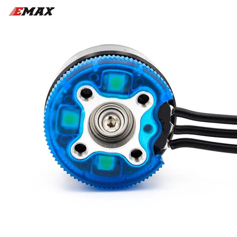 Новейший EMAX 2306 1700KV 3-6S 2400KV 3-4S CW резьба светодиодный бесщеточный двигатель для RC Дрон FPV гоночные Запчасти Аксессуары