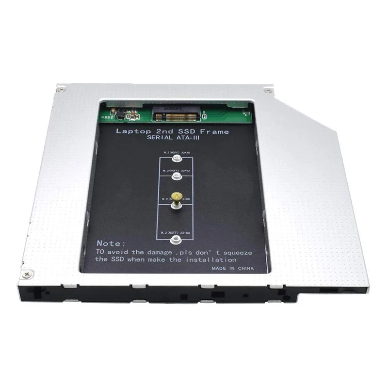 NGFF M.2 M2 2Nd HDD Caddy 12 7 мм SATA 3 Optibay жесткий диск корпус адаптер DVD ROM 2 5 SSD чехол для