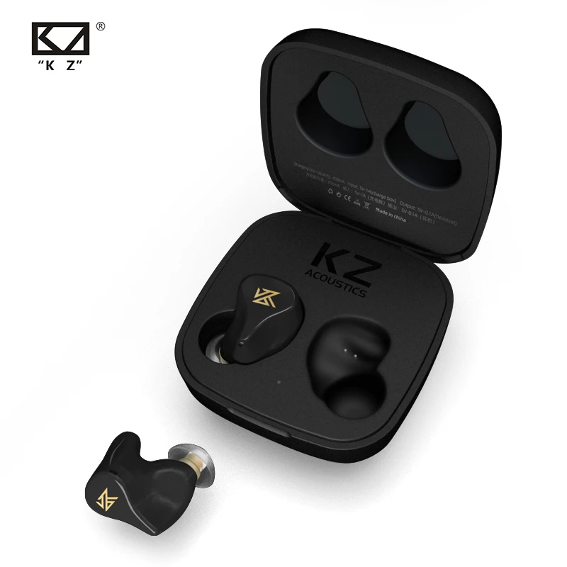KZ Z1 TWS True Wireless Bluetooth v5.0 Earphones Dual Magnetic Dynamic Game Earbuds Touch Control Noise Cancelling Sport Headset