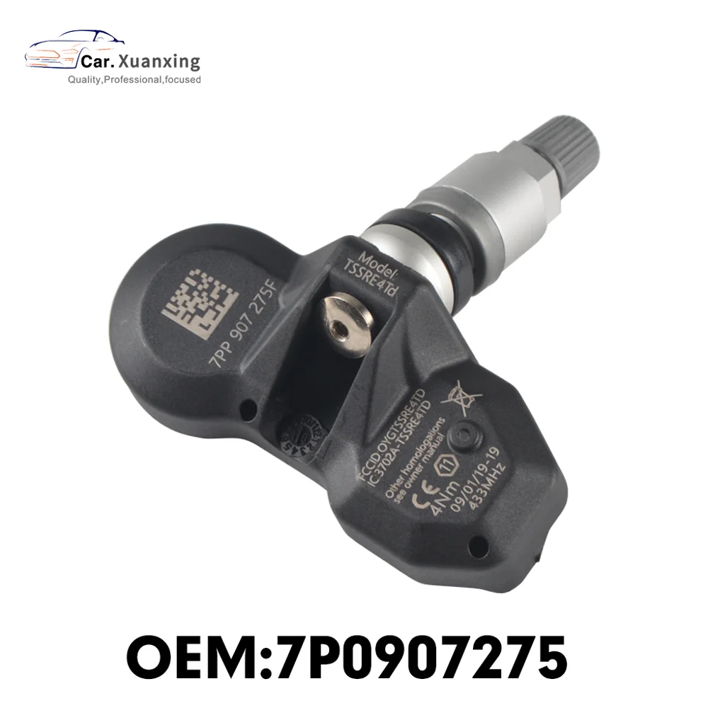 7PP0907275 датчик давления в шинах Система мониторинга TPMS 433 МГц для Volkswagen Touareg Audi Q7 A6 A7
