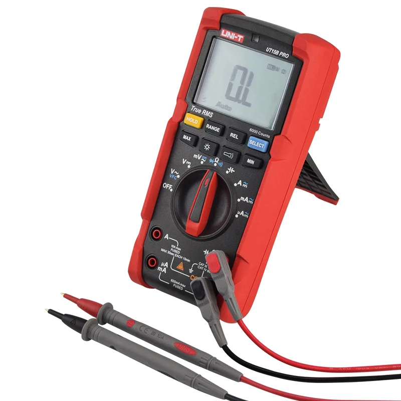 Цифровой мультиметр UNI T UT15B PRO / UT17B функция True RMS 1000 В переменного/постоянного тока