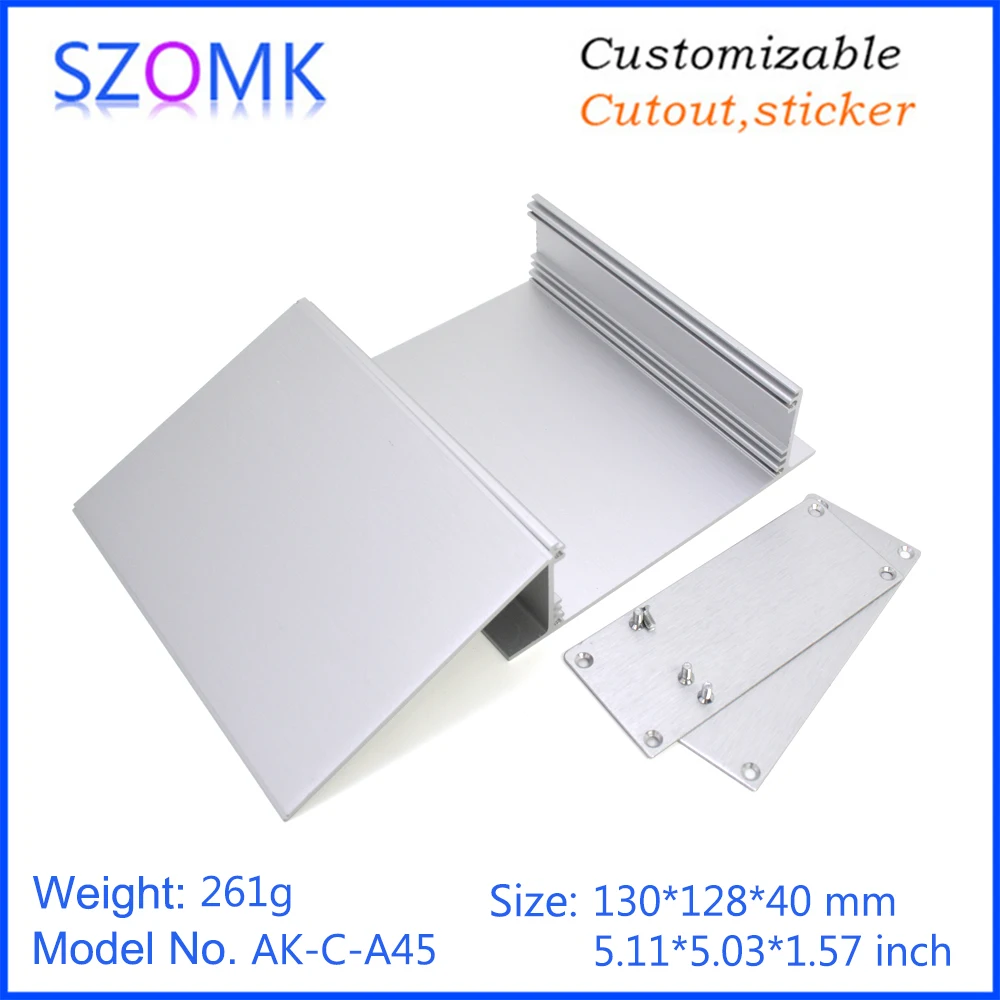 4 шт. 40*128*130 мм заказной алюминиевый ящик для инструментов корпус для электроники экструзионный алюминиевый корпус