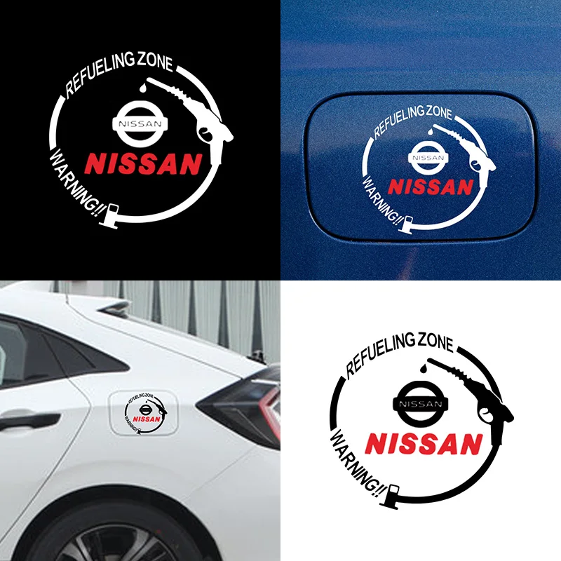 

1pc Car Badge Tank Body Stickers Car Fuel Tank Cap Sticker Decoration Decal for Nissans Nismo X-trail Almera Qashqai Tiida Teana