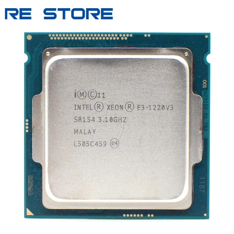 Б/у Intel Ксеон E3 1220 V3 3 1 ГГц 8 МБ 4 Core SR154 LGA 1150 Процессор процессор 1220V3|Процессоры| |