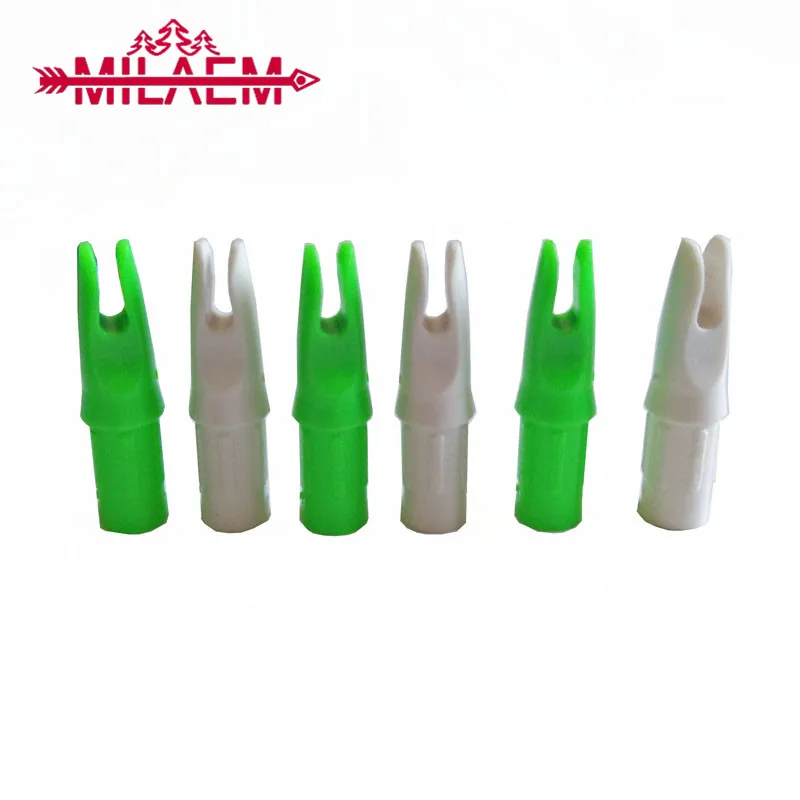 

50 Pcs Archery Arrow Nocks OD 8.8 mm ID 7.6 mm Plastic Nock Insert Arrow Nocks For Shooting Hunting Accessories