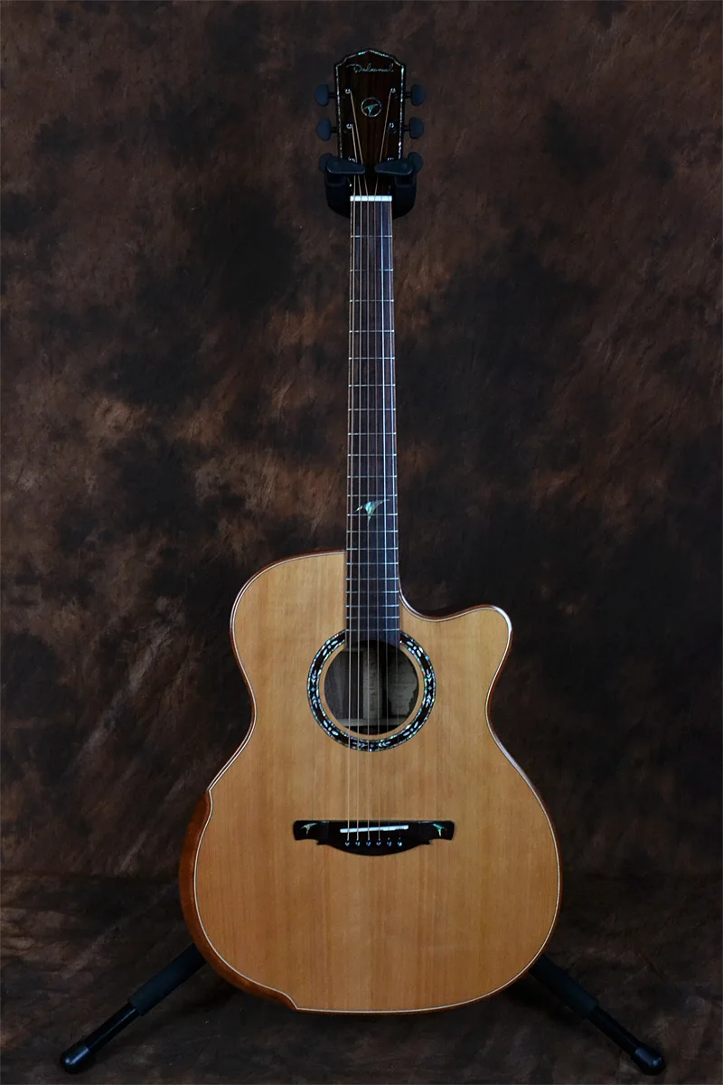 Dadarwood DW-TH640CS solid top acoustic guitar, acoustic electric guitar, Guitarra acustica