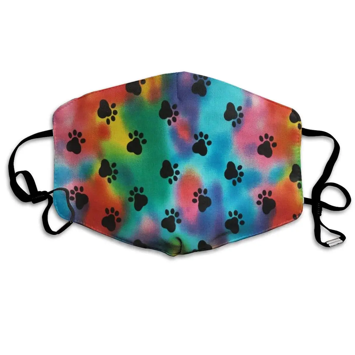 

Dustproof Washable Reusable Colorful Paw Dog Mouth Cover Mask Respirator Germ Protective Warm Windproof Mask