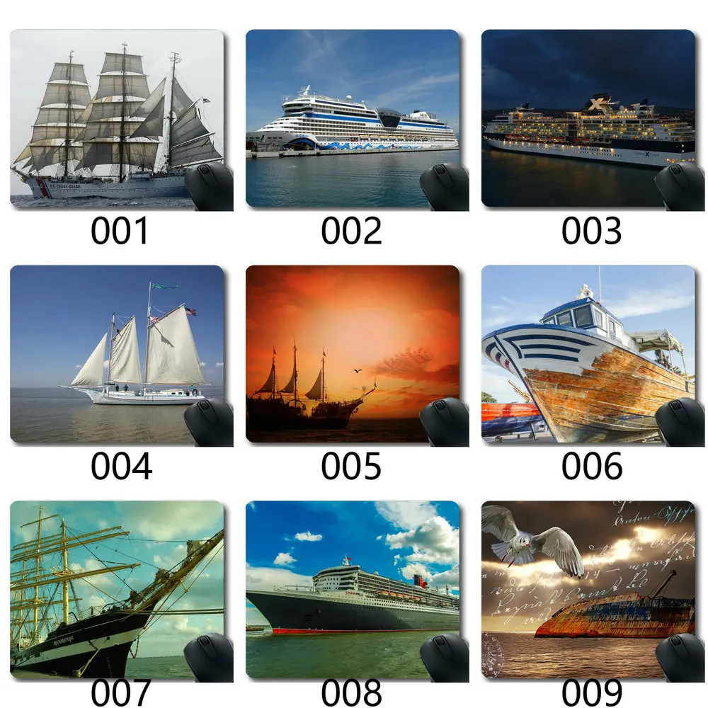 Stitched Edge Ship Sun Port Coast Water Germany Lake Constance Mouse Pads | Компьютеры и офис