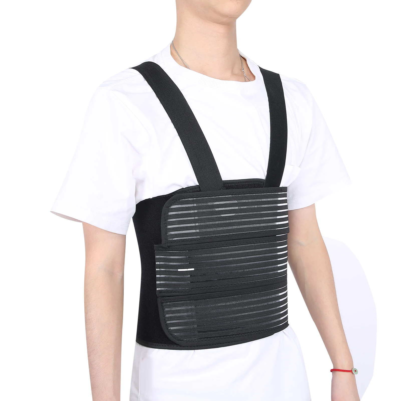 Adjustable Chest Support Belt Breathable Lumbar Protector Brace