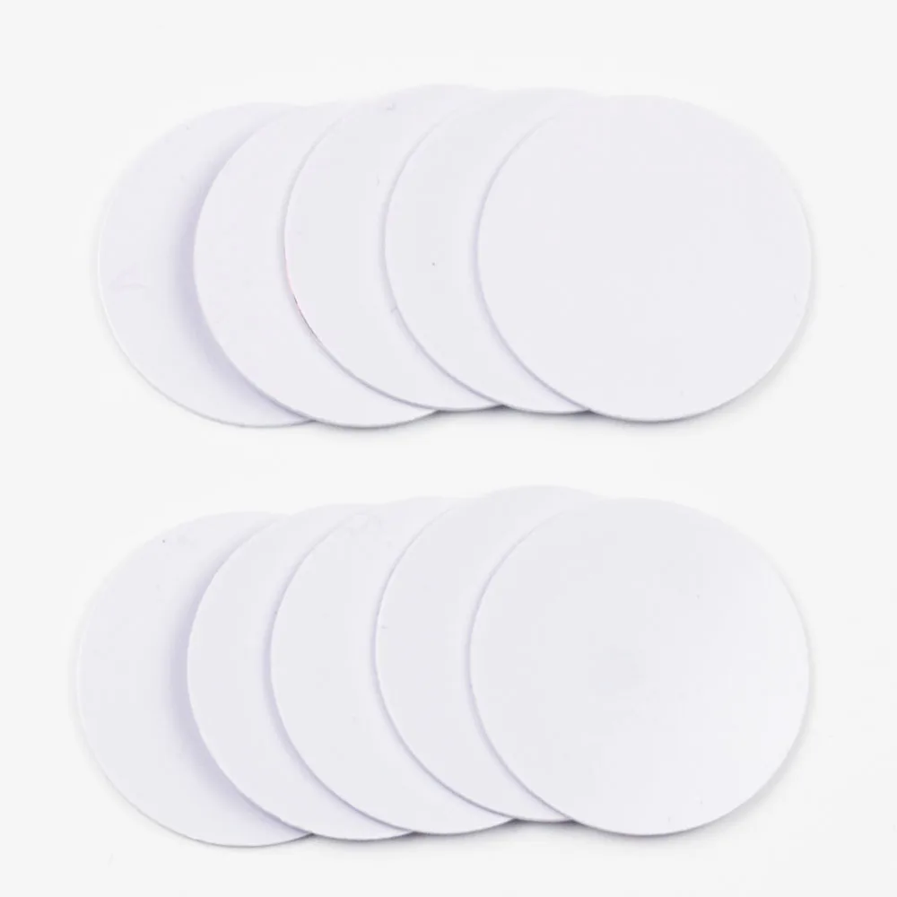 10Pcs/Lot UID Changeable Stickers Block 0 Writable 13.56Mhz Proximity Cards PVC Key Tags Rewritable Copy Clone 10pcs uid tags stickers changeable block 0 writable 13 56mhz rfid access cards key rewritable duplicate copy clone