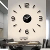 Acrylic Mirror Sticker 3D Wall Clock