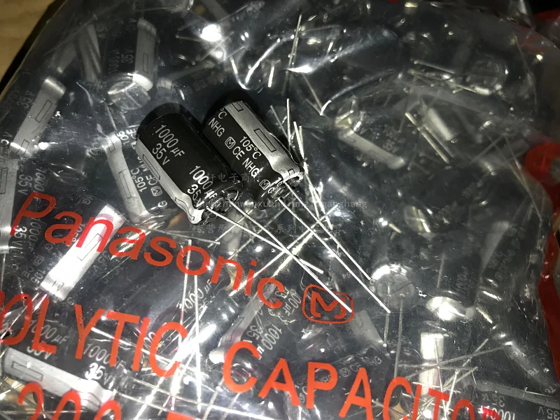 5PCS/10PCS M Matsushita electric 35V1000UF NHG 12.5X20 Supercapacitor Kit NEW Aluminum Electrolytic Capacitor 1000UF 35V | Обустройство