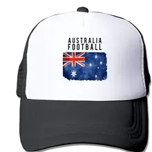 Унисекс Австралия футбол Дальнобойщик бейсбольная бейсболка с сеточкой и регулируемым ремешком шляпа