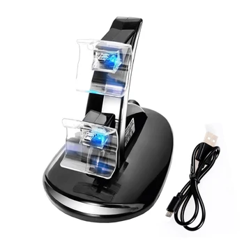 

OSTENT LED Light Dual Charging Dock Station Charger for Xbox One Controller