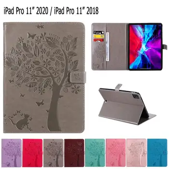

Case for iPad Pro 11 2020, iPad Pro 11 2018 Case Cover Tablet Tree Cat Pattern Case