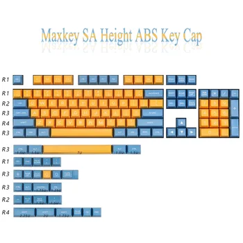 

MAXKEY SA Height ABS material keycap Blue&Orange Two Color Injection Molding For Mechanical Gaming Keyboard
