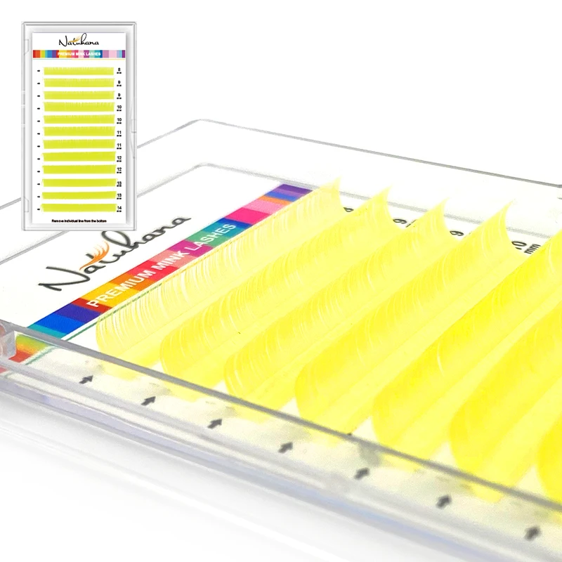Yellow Color Eyelash