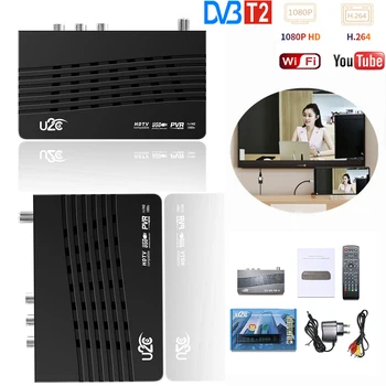 

U2C 115 DVB-T2 C Wifi Receiver HD Digital TV Tuner Receptor DVB T2 H.264 Terrestrial TV Receiver TDT Set Top Box For Russian HD