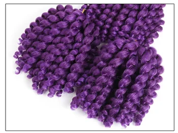 

Hair Nest Jumpy Wand Curl Crochet Braids Jamaican Bounce Blonde Red Ombre Crochet Hair Synthetic Hair Extensions For Black Women