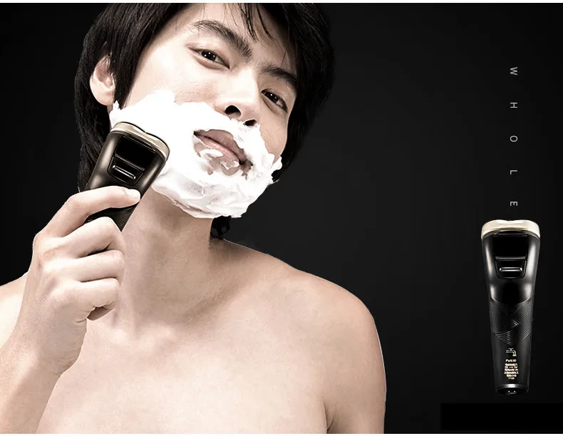 Electric shaver for men Washable Rechargeable Hair Beard shaving machine three blade Razor Electric shavers USB Charge