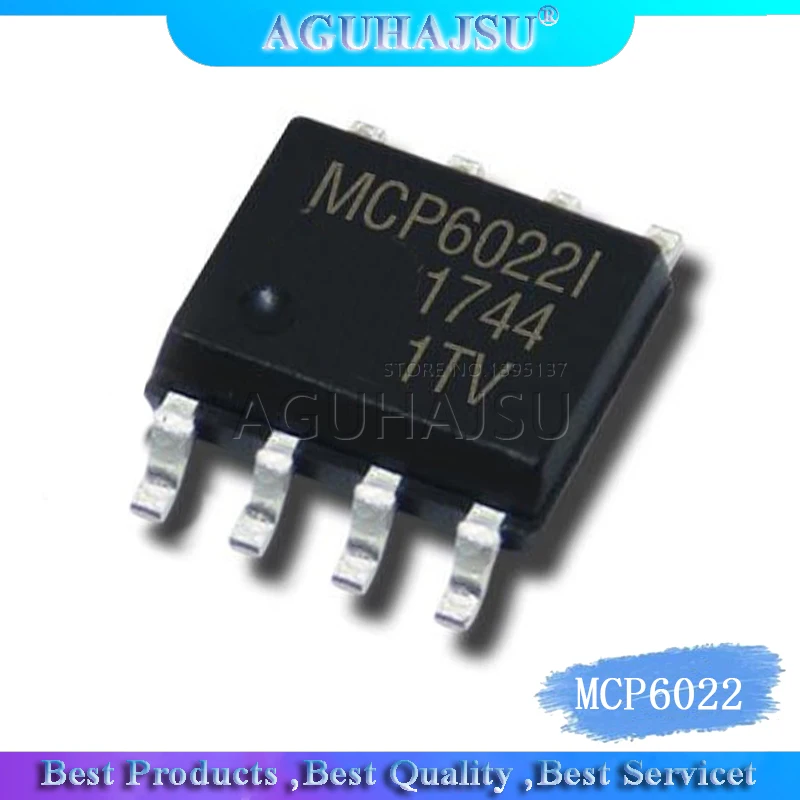 10 шт./лот MCP6022 I/SN I SOP 8 Новый оригинал|sop|mcp6022smd |