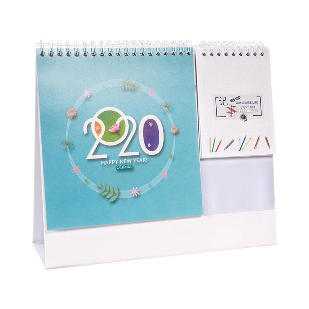 3 Настольный календарь 15 великолепных ежемесячных дизайнов, небольшой настольный календарь от Octomber, двухсторонний, настольный календарь - Цвет: 3