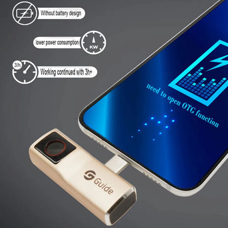 MobIR Air Thermal Imaging Camera for Smartphone Type-C OTG 6.0 Anti-peep Temperature Detection Ther