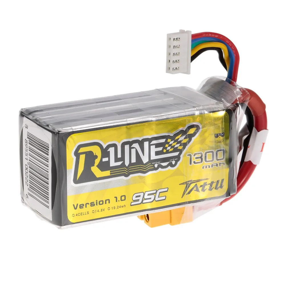 Tattu R-Line V1.0 4S 1300mAh 95C Tattu R-Line V1.0 4S 1300mAh 95C