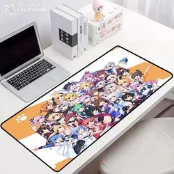 Hololive mouse pad kawaii acessórios gaming teclado mouse para computador computador computador computador gamer tapete antiderrapante mausepad mousepad empresa
