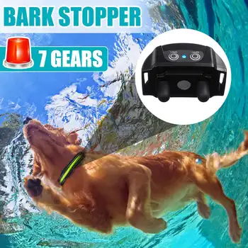 

7 speed Waterproof Pet Electric Fence Wireless Smart Waterproof Dog Training Collar Sound/Shock Bark Stopper Dog Training Device