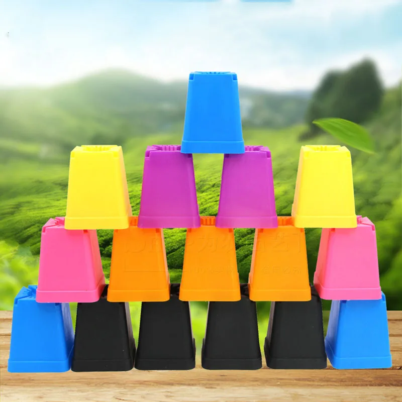 

Plant Flower Pot Tray Kindergarten Flower Pot Tray Plastic Flower Pot Color Square Small Black Square Leaf Transportation Finish