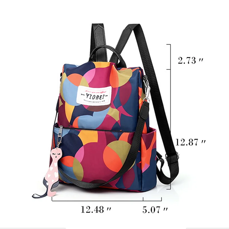 Водонепроницаемый женский рюкзак, Оксфорд, многофункциональный рюкзак, повседневный рюкзак с защитой от кражи, рюкзак для девочек-подростков, школьный ранец, Sac A Dos Mochila