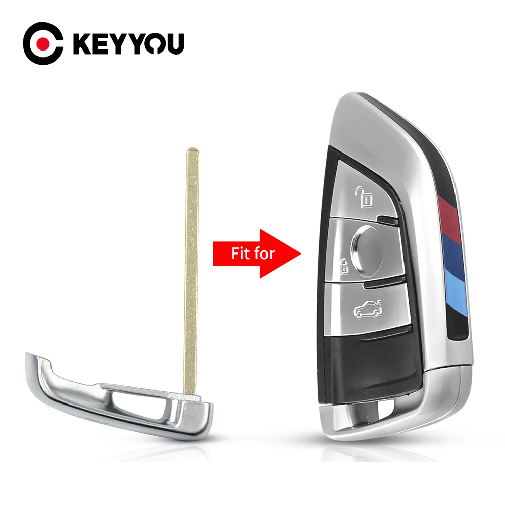 KEYYOU 10X 30X 50X пульт дистанционного управления смарт-ключ лезвие для BMW 1 2 7 серии X1 X5 X6