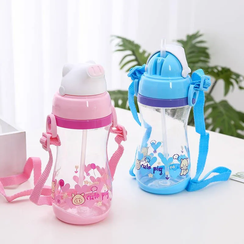 Спортивная бутылка для воды детская бутылки в соломе Bpa бесплатно без фталата