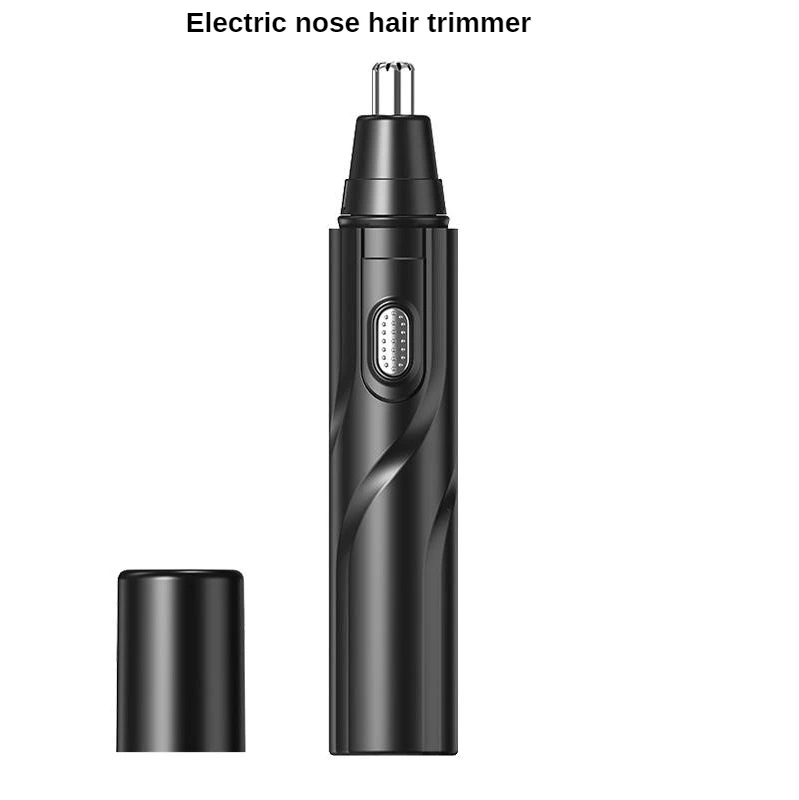 Recortador eléctrico de pelo de nariz para hombre y mujer, limpiador de pelo, artefacto recargable, tijeras para pelo de nariz
