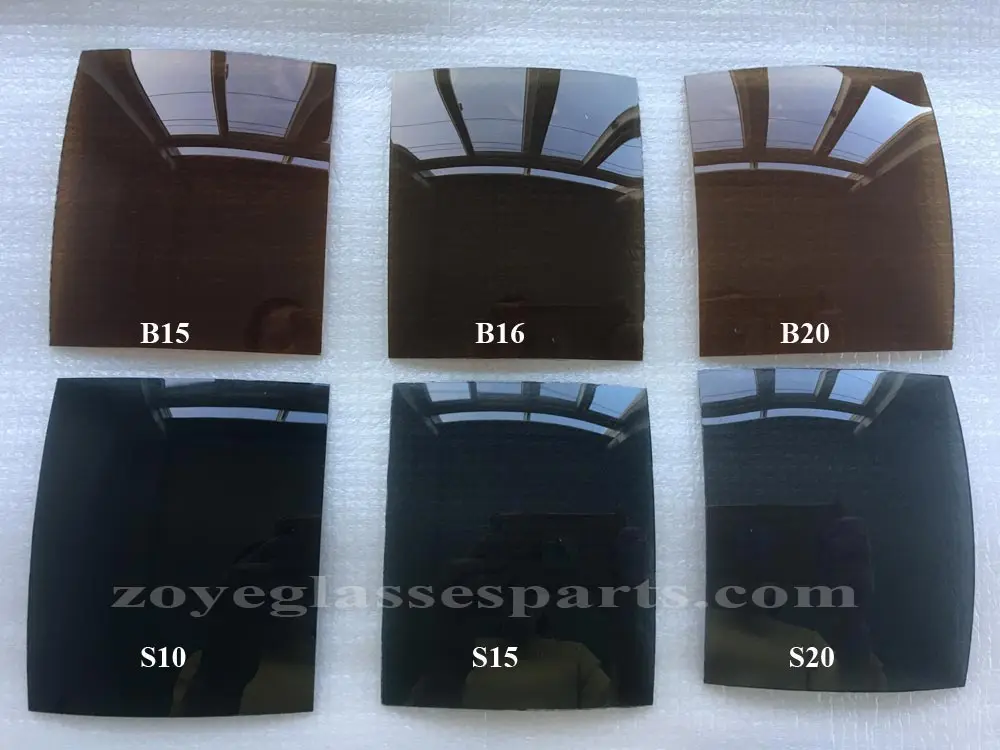 Lenti-polarizzate-per-occhiali-da-sole-colore-marrone-fumé