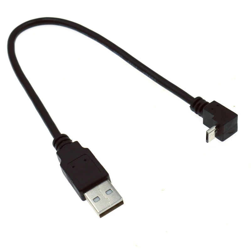 90-Degree Micro USB Male to USB Male Data Charging Cable for Mobile Phone, Tablet, and Driving Recorder - Available in 0.3m-5m Lengths Description Image.This Product Can Be Found With The Tag Names Computer Cables Connecting, Computer Peripherals, PC Hardware Cables Adapters, Up down left and right