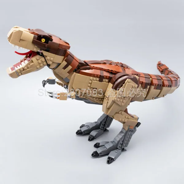 

82200 Jurassic Movie Series Jurassic Park T. rex Escape Capsule 1538Pcs Bricks Model Building Blocks Compatible Jurassic World