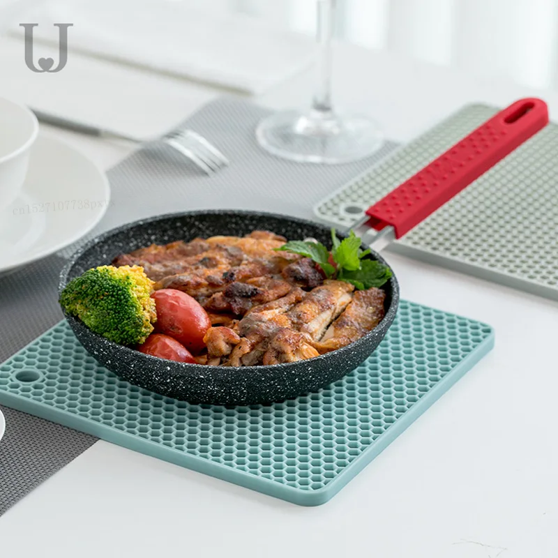 

Xiaomi Mijia Table mats Placemats Insulation Placemats Silicone Kitchen Anti-scalding Non-slip mats Thick bowl mats coasters