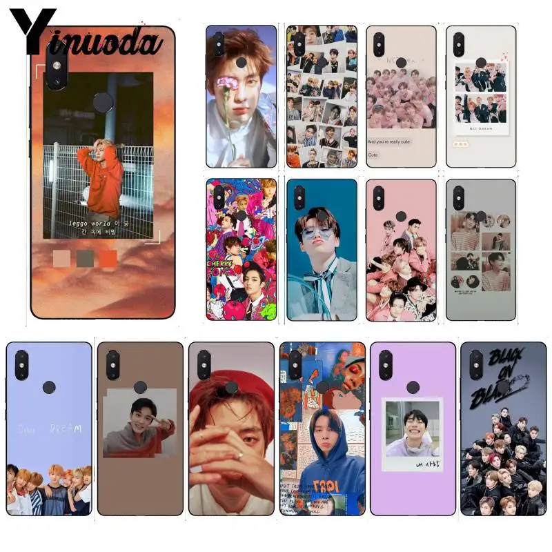Yinuoda KPOP K.A.R.D MONSTA X NCT 127 чехол для телефона с рисунком сделай сам XiaoMi MI redmi 5 plus 6 pro 6A 4X 7