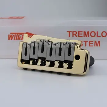 

Guitar Parts WILKINSON WVP Electric guitar Tremolo System Bridge 2 Point Steel Saddle Tremolo System Chrome Silver Golden Black