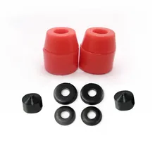 1Set Skateboard Shock Absorbers For 7inch Bracket Skateboard Truck Rebuild Kit Bushings Washers Pivot Cups Shock Absorber