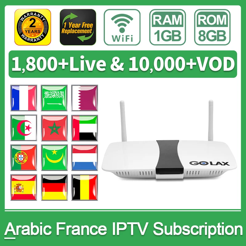 IPTV подписка на арабский голландский Франция Бельгия 1+ 8G 4k IPTV Германия коробка Android 7,1 IPTV голландская IPTV подписка