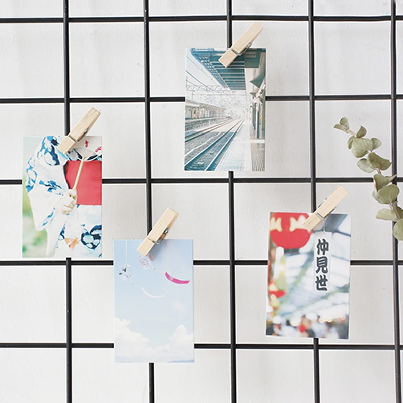 

28 pcs/box Japanese landscape cards beautiful scenery creative lomo small cards message card postcard holiday universal