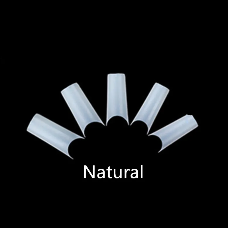 Natural 504 шт./кор. ультра тонкий естественные белые прозрачные и изображением героев мультфильмов акриловые накладные ногти квадратный Форма Ложные Типсы для маникюра инструмент 15#916 - Цвет: Natural