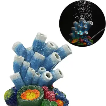 

Ornament Pump Aquarium Oxygen Pump Fish Aquarium Air Bubble Coral Landscaping Shape Stone Decor Volcano Shape Decoration