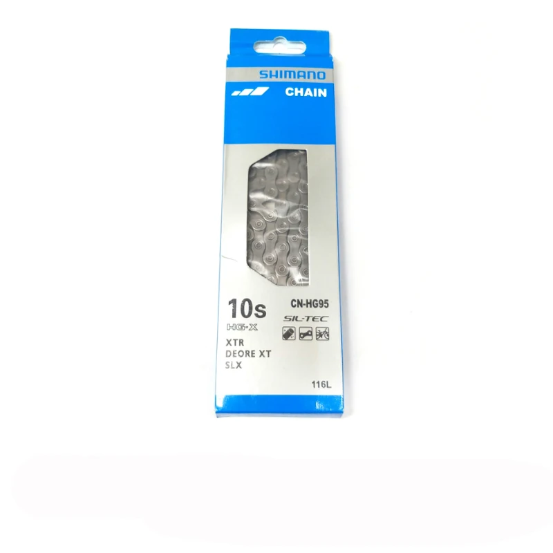 DEORE XT CN HG95 10 скоростной велосипед 112L 116L цепь 10 S HG-95 mtb горный велосипед цепи костюм для Deore M590 M610 группа