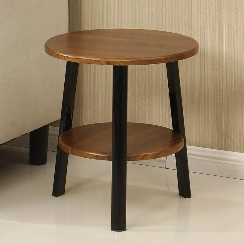 Модная сторона простой маленький чайный столик диван угловой маленький круглый стол мини круглый стол - Цвет: 43x47cm   3